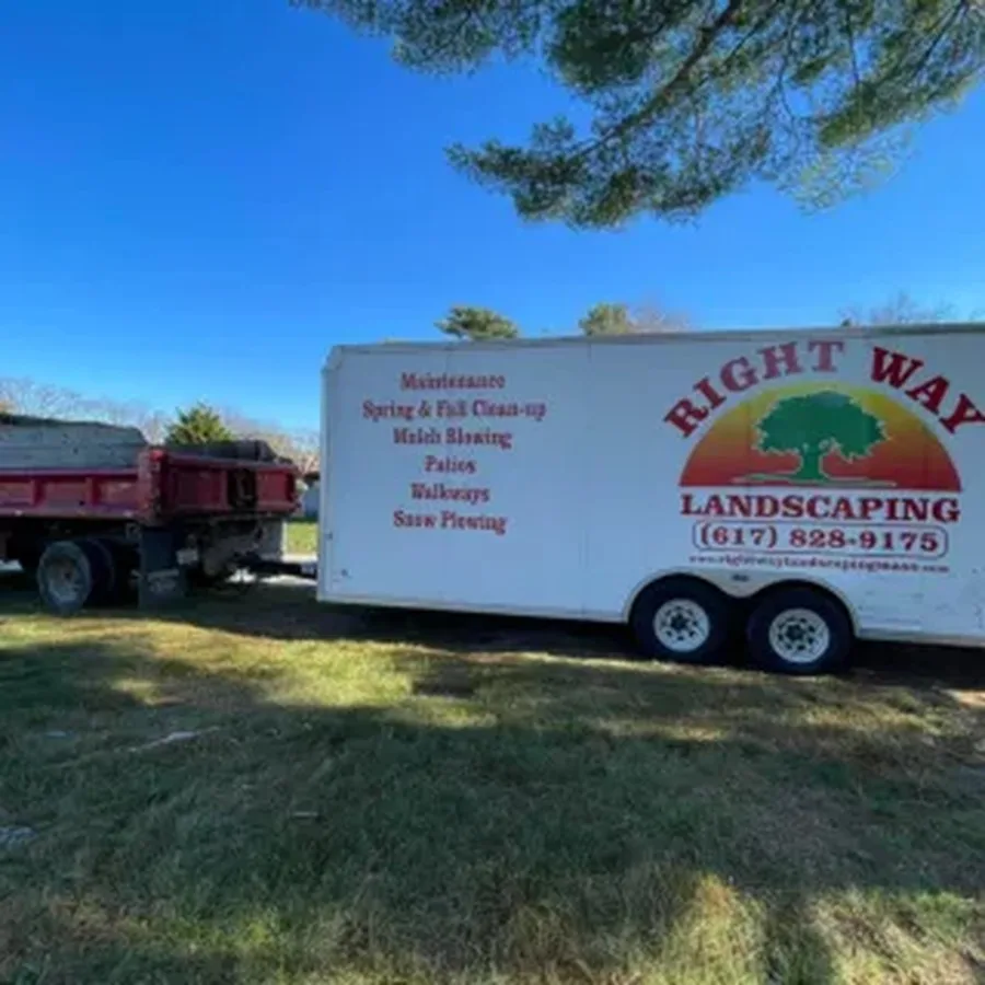 Right Way Landscaping company truck